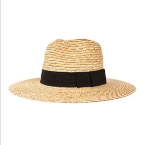 Brixton Joanna Straw Hat in Honey - Sz Small